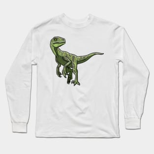 Velociraptor dinosaur Long Sleeve T-Shirt